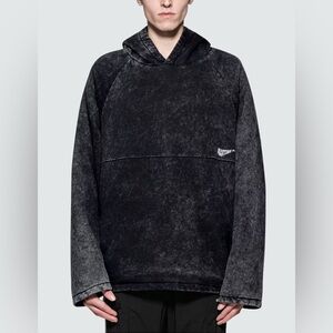 MARTINE ROSE ACID WASH HOODIE MEN’S LARGE